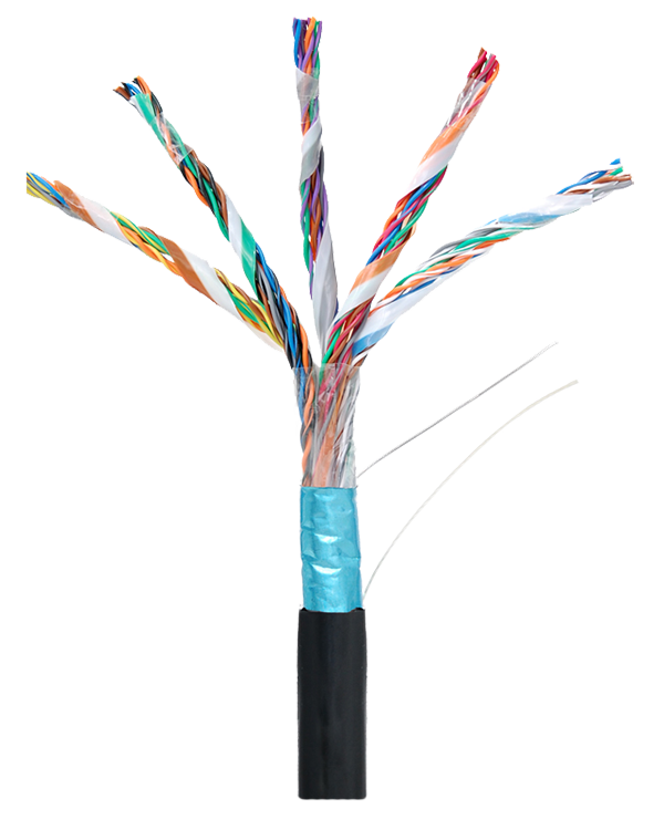 Кабель FTP 25PR 24AWG CAT5 Netlan, наружный, 305 м