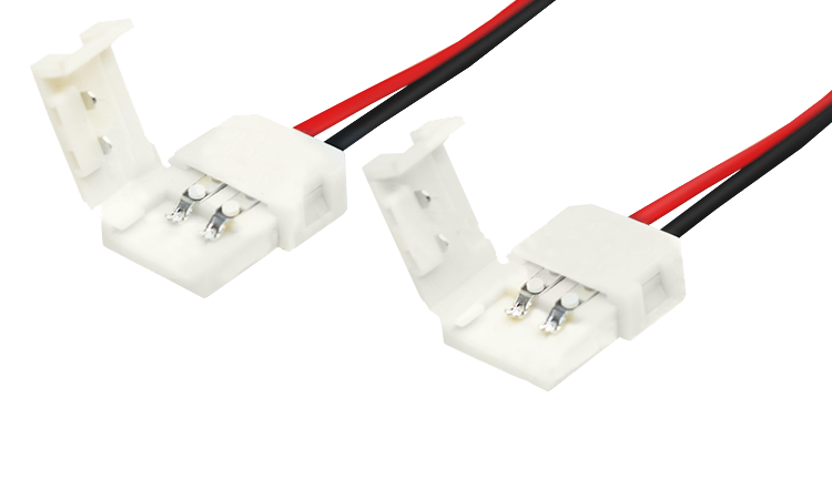 Коннектор соединительный для одноцветных светодиодных лент, шириной 8 мм