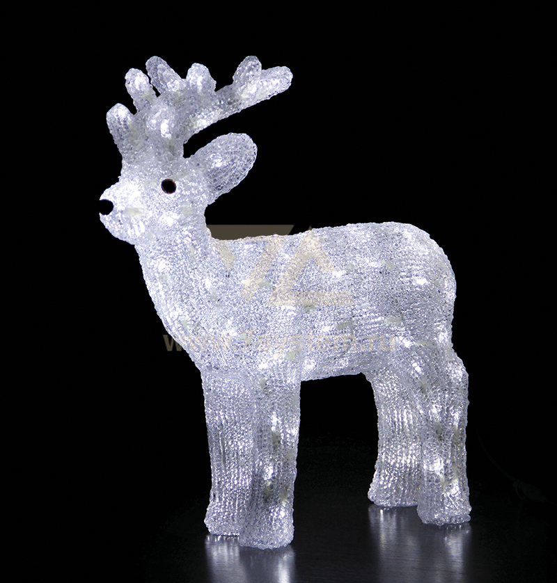 Фигура акриловая "Северный олень" Neon-Night, 45 см, 100 светодиодов