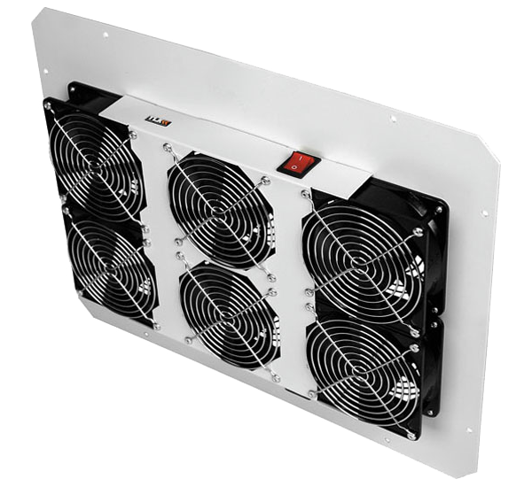 Блок вентиляторный для напольных шкафов TLK серий TFR, TFL, TFE, 6 вентиляторов, без шнура питания