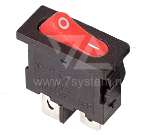 Выключатель SC-766 красный (2с) (MRS-101-5)