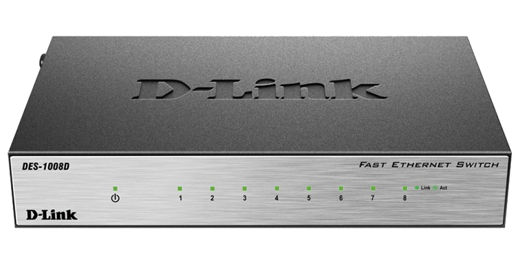 Коммутатор DES-1008D/L2B D-Link