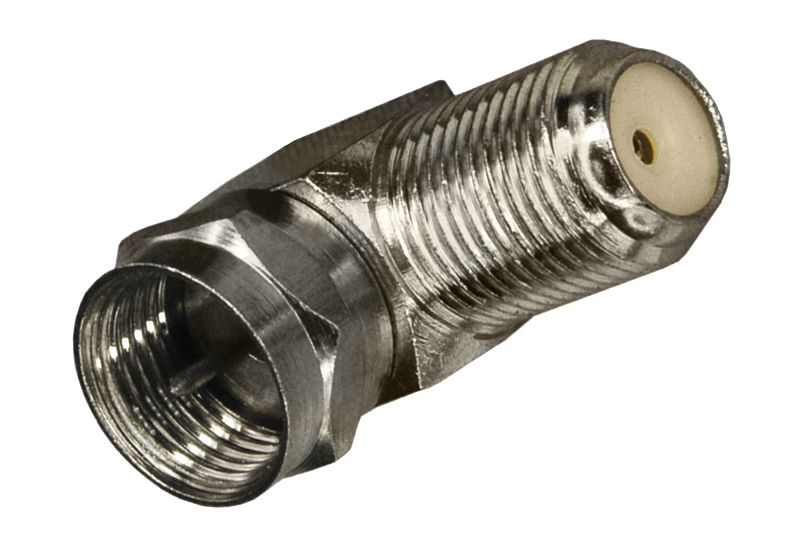 Переходник F(гнездо) - F(штекер) угловой Rexant, 100 шт/упак