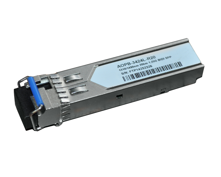 Модуль SFP AOPB-4324L-R20, 1000Base-BX, WDM, 1310/1490, 20 км,  LC