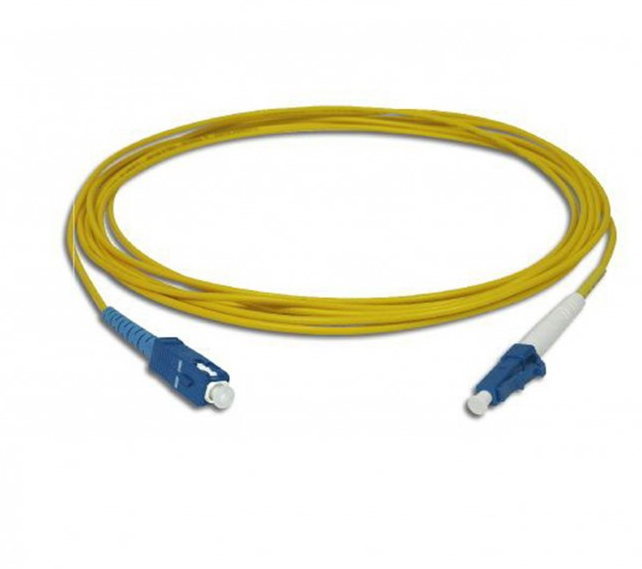 Патчкорд оптический LC/UPC-SC/UPC SM, 5 м