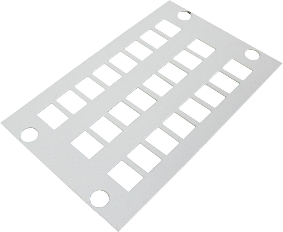 Планка под 24 адаптера SC, серая