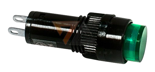 Индикатор 10 мм 12 V зеленый (RWE-504)