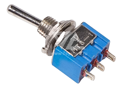Тумблер 250V 3 А (3c) ON-OFF-ON