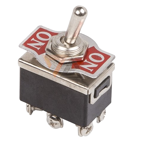 Тумблер двухполюсный 250V 6А (6c) ON-ON (KN-212)