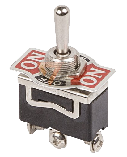Тумблер однополюсный 250V 6А (3c) ON-OFF-ON (KN-113)