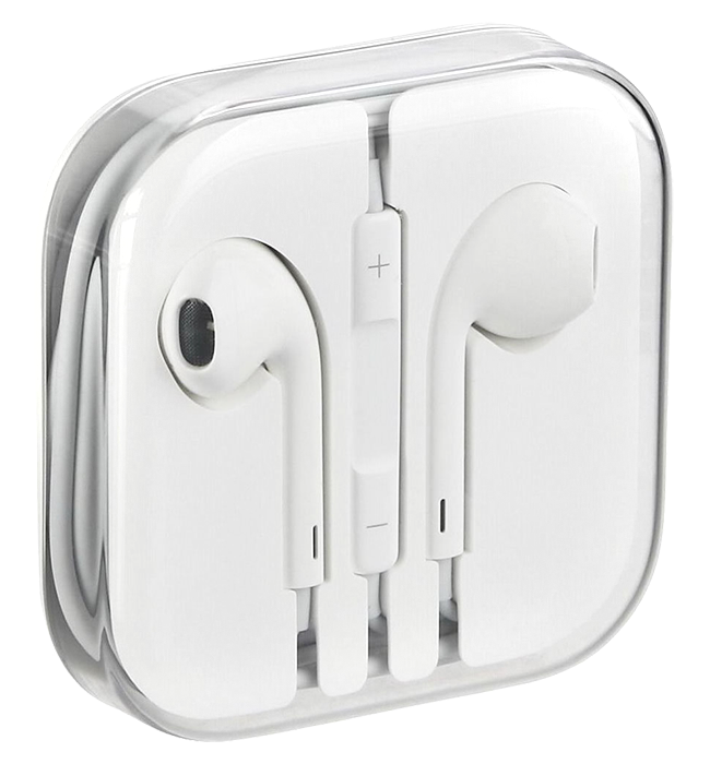 Наушники с микрофоном белые