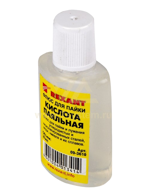Флюс для пайки Паяльная кислота 30 мл Rexant