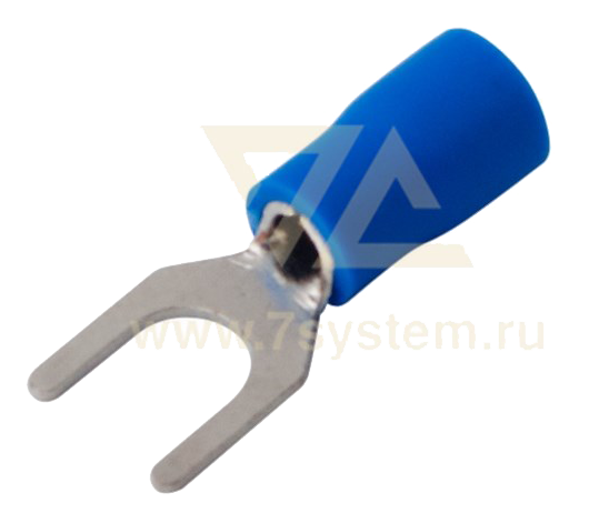 Наконечник изолированный вилочный VS2-5 Rexant, 100 шт/упак