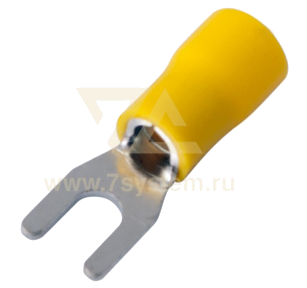 Наконечник изолированный вилочный VS5.5-4 Rexant, 100 шт/упак