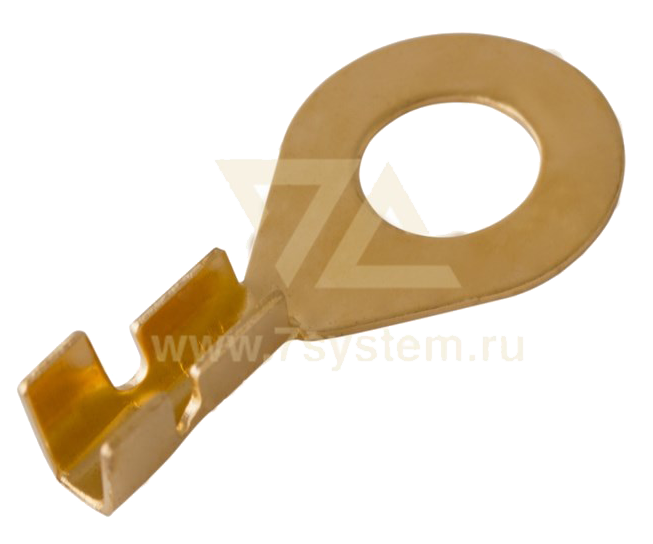 Наконечник изолированный кольцевой DJ431-6A Rexant, 100 шт/упак