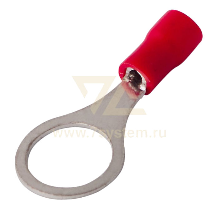 Наконечник изолированный кольцевой НКИ 1.5-10 Rexant, красный, 100 шт/упак