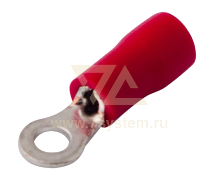 Наконечник изолированный кольцевой VR1.25-3 Rexant, 100 шт/упак