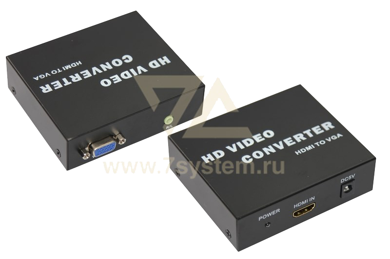 Конвертер HDMI 1080р в VGA + 3.5 мм Аудио Rexant