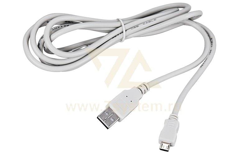 Шнур USB A(штекер) -  Micro USB A(штекер) 5 мм Rexant, белый, 3 м