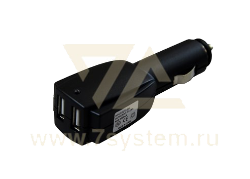 Автозарядка в прикуриватель 2 x USB Rexant, 5В, 1А