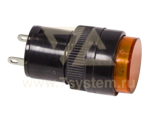 Индикатор 16 мм 220 V желтый (RWE-510)