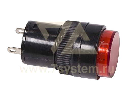 Индикатор 16 мм 220 V красный (RWE-510)