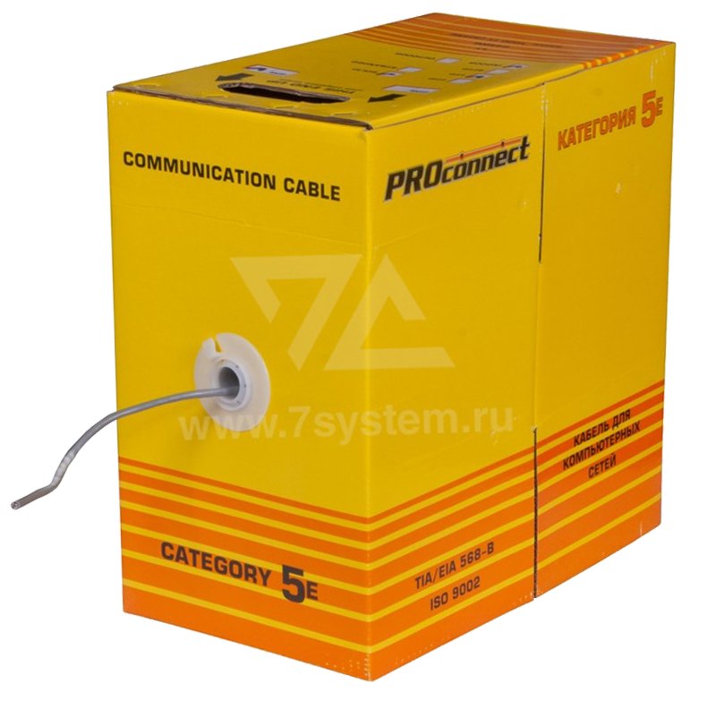 Кабель FTP 4PR 24AWG CAT5e Proconnect, CCA, 305 м