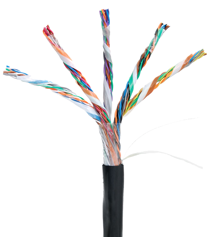 Кабель UTP 25PR 24AWG CAT5 Netlan, наружный, 305 м