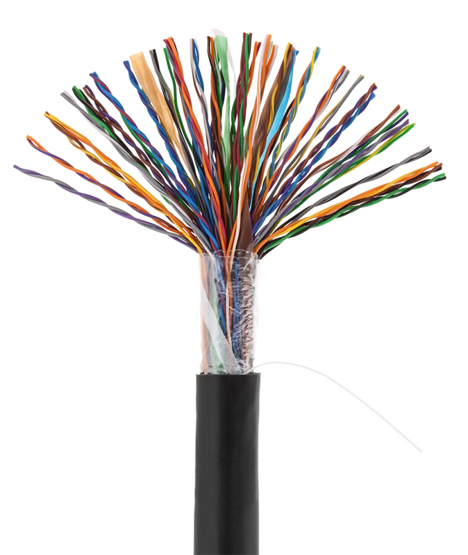 Кабель UTP 50PR 24AWG CAT5 Netlan, наружный, 305 м