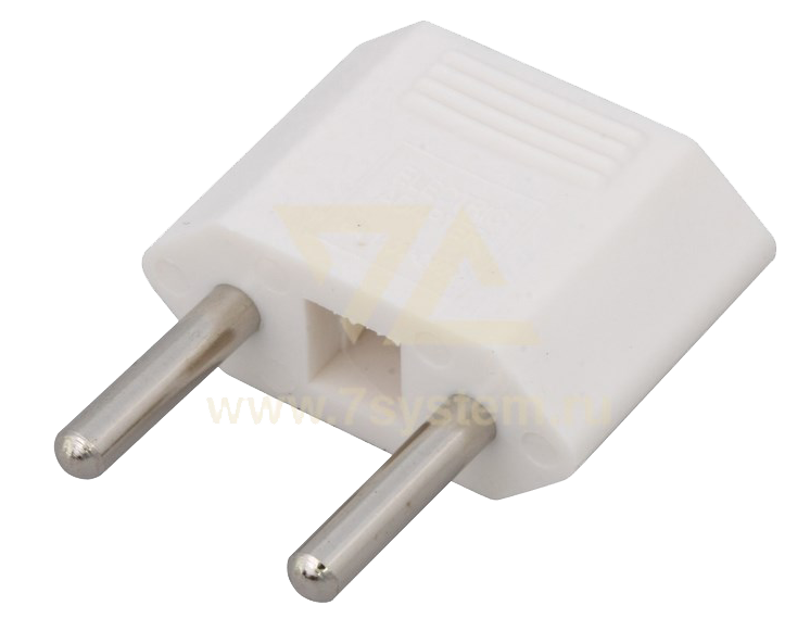 Переходник сетевой плоский "Тефаль" Rexant, белый