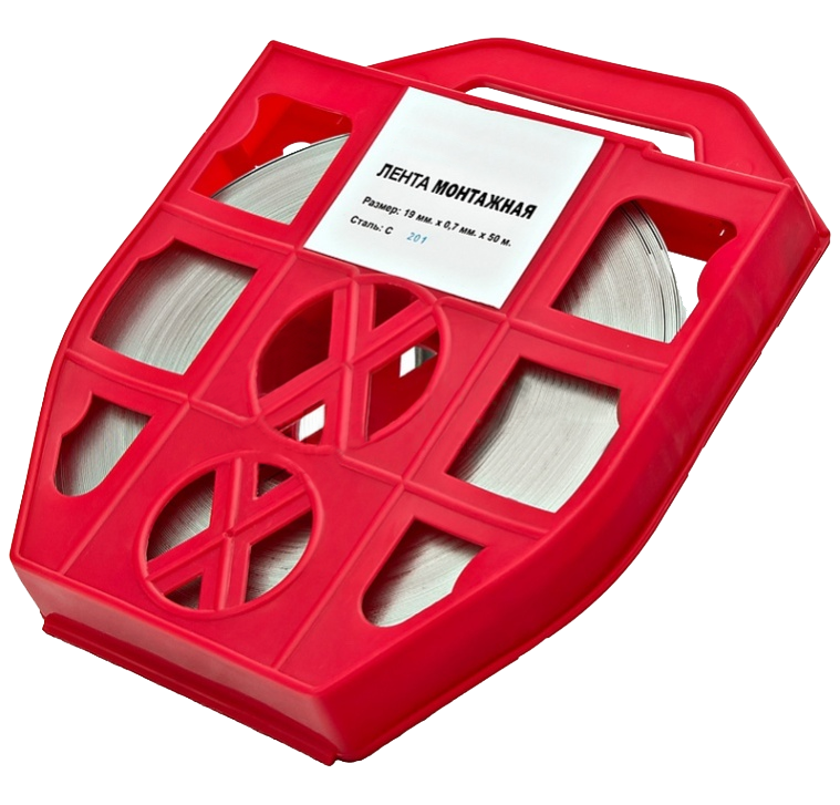 Лента крепления нержавеющая 20 x 0.7, 50 м