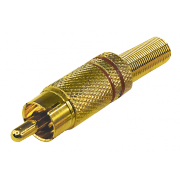 Разъем RCA(штекер) Proconnect, металл, Gold - 