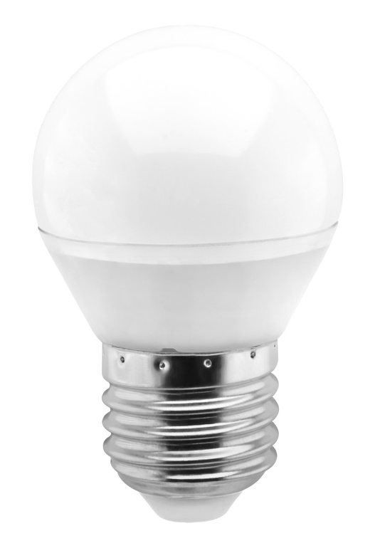 Лампа LED G45 Smartbuy, Е27, 5 Вт / 40 Вт, 3000 К, тепло-белая