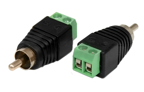 Разъем RCA(штекер) Rexant, с клеммной колодкой