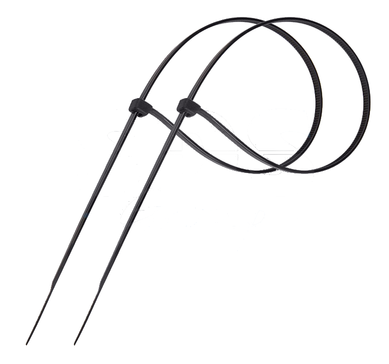 Хомут 200 мм x 3, 6 мм Proconnect, черный, 100 шт