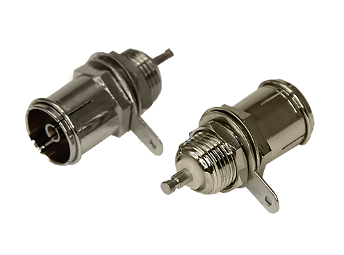 Разъем ТВ(гнездо) на корпус металл Rexant