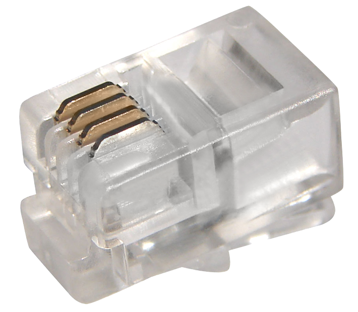 Разъем телефонный 4P4C Proconnect, 100 шт/упак