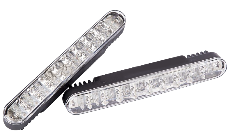 Дневные ходовые огни в пластиковом корпусе с верхним креплением 20 диодов Lamper, 2 шт/упак