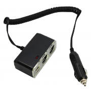 Разветвитель автоприкуривателя 2 USB гнездо Rexant, шнур 1.5 м - 
