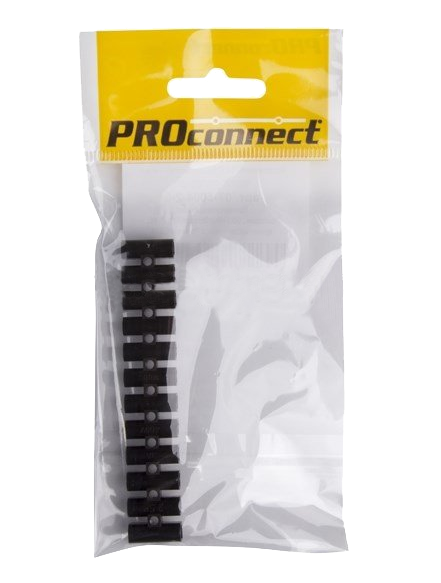 Колодка клеммная КВ-4 Proconnect, 4 мм2, 3 А, полипропилен, черный, 1 шт/упак