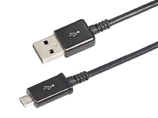 USB кабель универсальный, microUSB длинный штекер Rexant, черный, 1 м