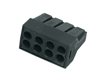 Экспресс-клемма электромонтажная 8 x 2.5 мм2 Rexant, с пастой