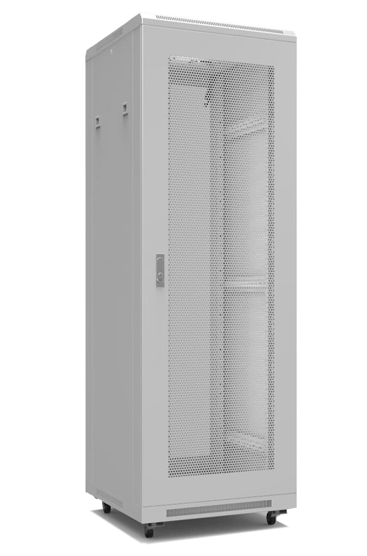 Шкаф напольный 19" 22U (1166 х 600 х 600) дверь мет. перф. Премиум