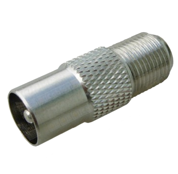 Переходник F(гнездо) - ТВ(штекер) P911 RTM, 100 шт/упак