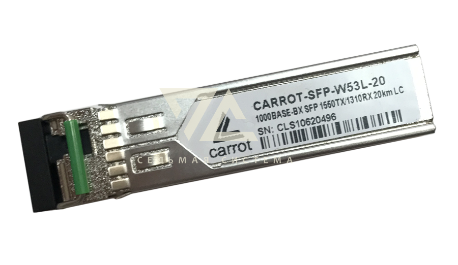 Модуль SFP Carrot, 1000Base-BX, WDM, 1550/1310, 20 км, LC, DDM