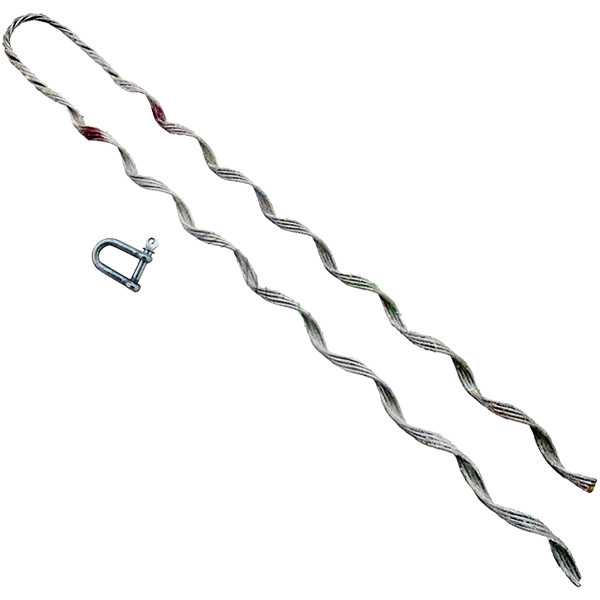 Зажим натяжной спиральный НСО, d=10.6-11.6 мм, 6 кН