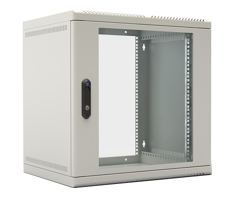 Шкаф настенный 19" 6U (366 x 600 x 650) дверь стекло ЦМО