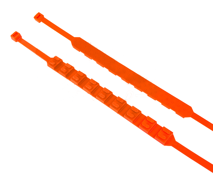 Хомут противоскольжения 900 мм x 9 мм Rexant, оранжевый