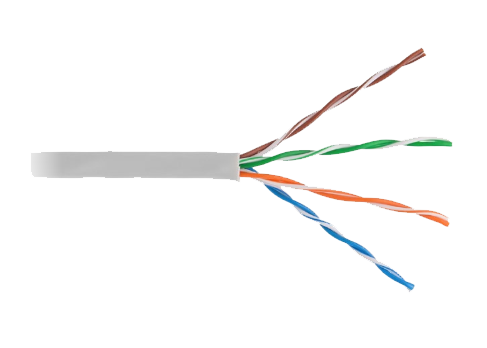 Кабель UTP 4PR 24AWG CAT5e Netlan нг(B), 305 м