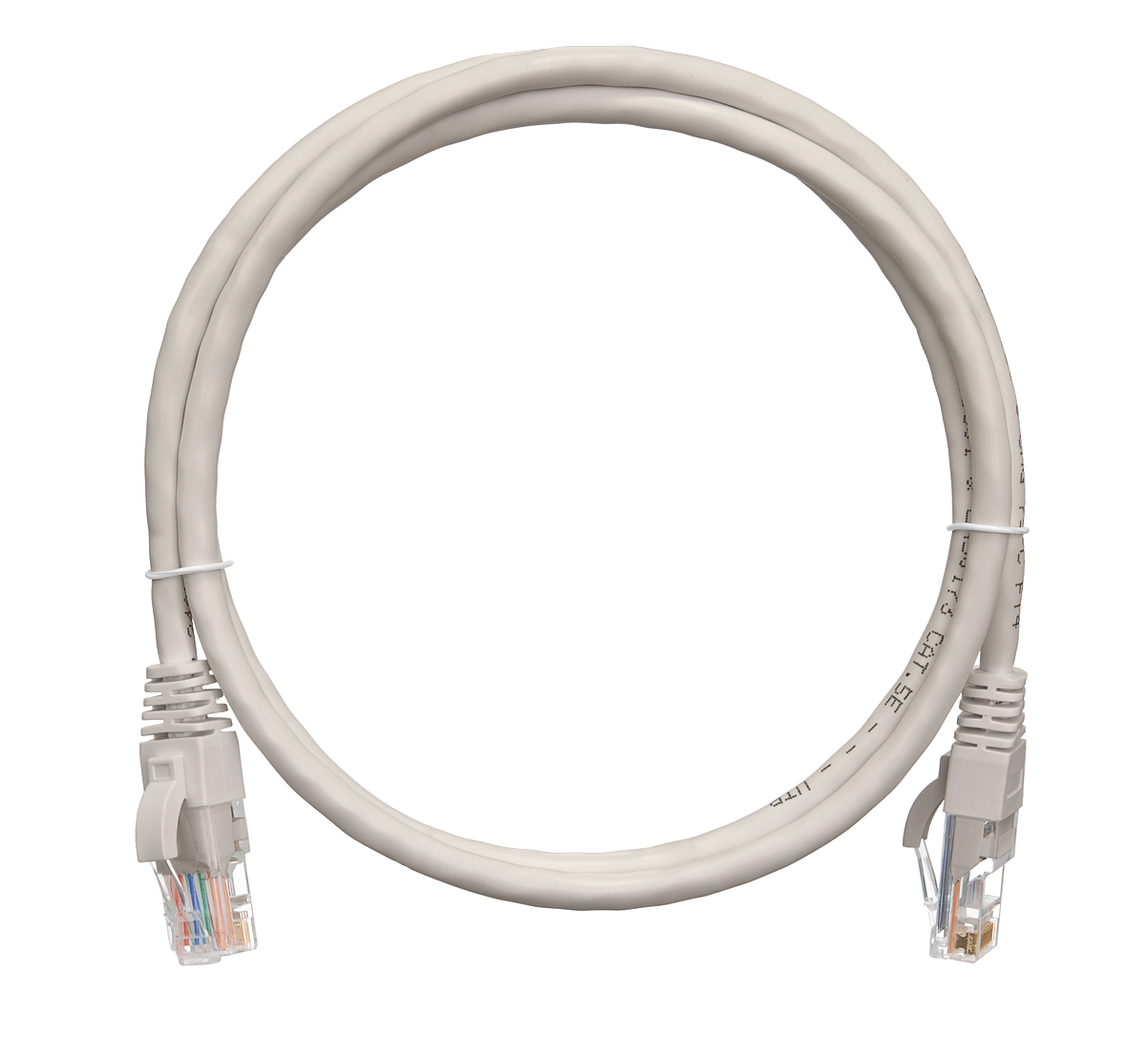 Патчкорд UTP 3 м Nikomax, CAT5е, серый, литой, LSZH
